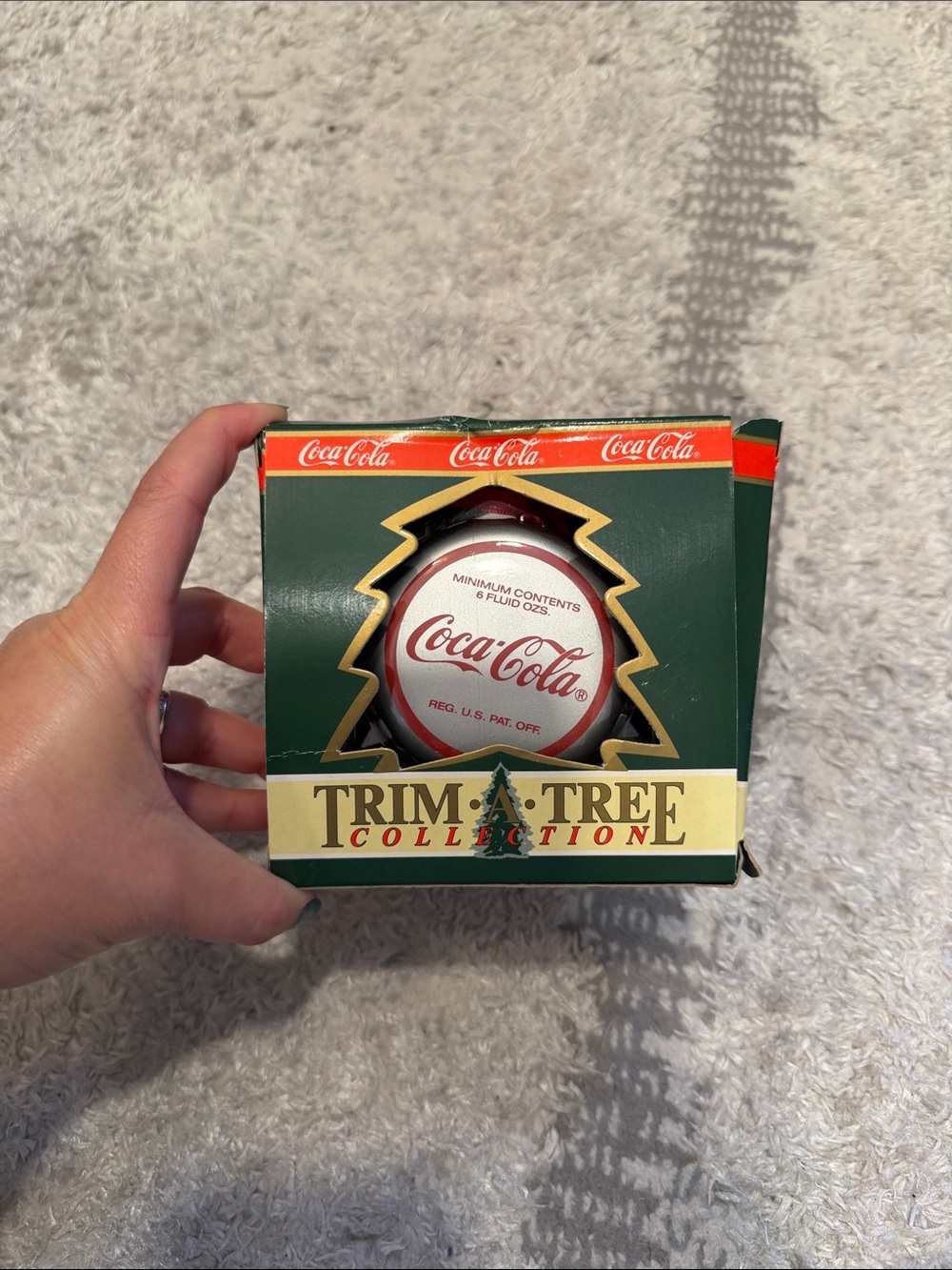 Vintage 1990 Coca-Cola Trim a Tree Collection Collectible Ornament